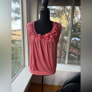H&M Pink Floral Women's Top XS